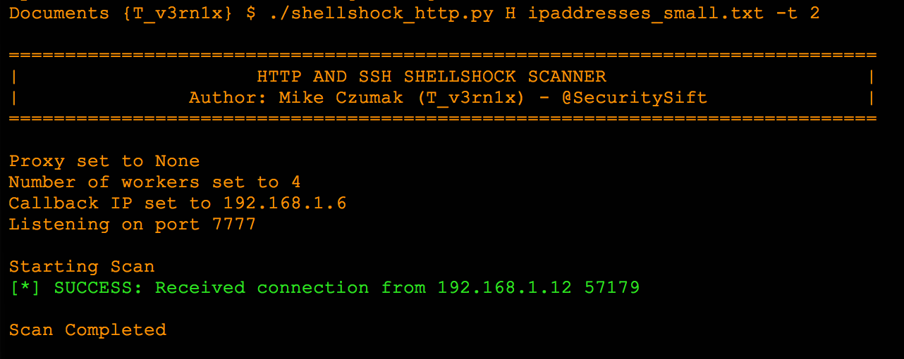 Hunting For Shellshock Using Nessus